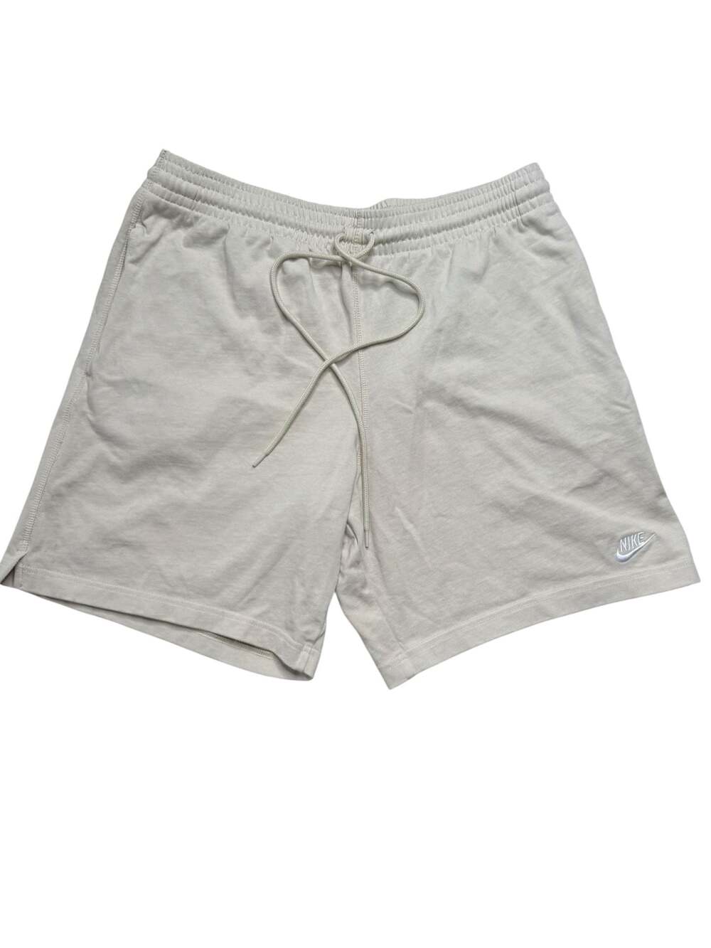 Nike Sportswear Club Jersey Shorts Beige Size M